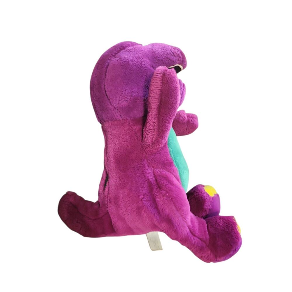 Barney Vintage 1992 Dakin Large 14" Plush Toy Stuffed Animal Purple Dinosaur - Picture 3 of 6